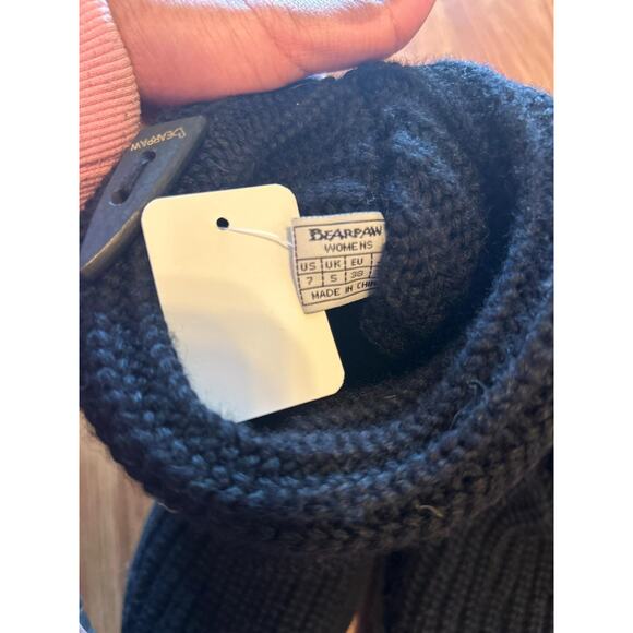 Bearpaw Knit Tall Triangle Button Boot - Women's Size 7 - Picture 6 of 6